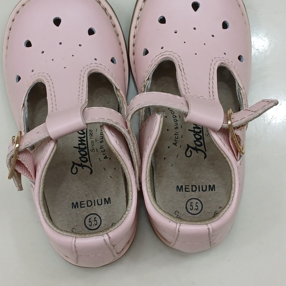 FootMates Pink T-Strap Dress Shoes - Picture 2 of 4